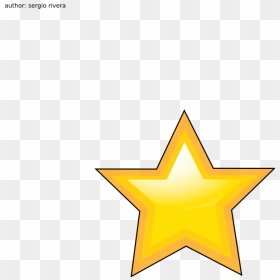 Yellow Star Shape Png , Png Download - Printable Clipart Of The Christmas Star, Transparent Png - star shape png