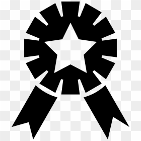 Ribbon Award With Star Shape Comments, HD Png Download - star shape png