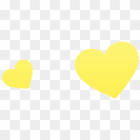 #freetoedit #remixit #sticker #png #ae #aesthetic #yellow - Heart, Transparent Png - gold sticker png
