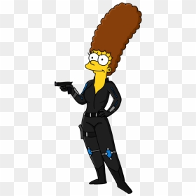 Marge Simpson Png - Marge Simpson Black Widow, Transparent Png - marge simpson png