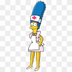 Marge Simpson As Nurse Joy By - Cartoon Marge Simpson, HD Png Download - marge simpson png