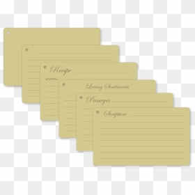 Or Use The "card Index Flip Cards - Wood, HD Png Download - index card png