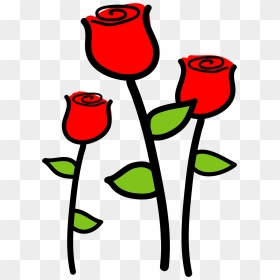 Rose Flowers Clip Arts - Λουλουδια Clipart, HD Png Download - rose flower png