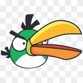 Angry Birds, Angrybirds, Angrybird Cartoon, Cartoon, - Green Angry Bird, HD Png Download - angry eyebrows png