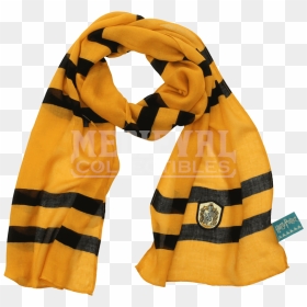 Harry Potter Scarf Png - Hufflepuff Scarf Png, Transparent Png - hufflepuff png