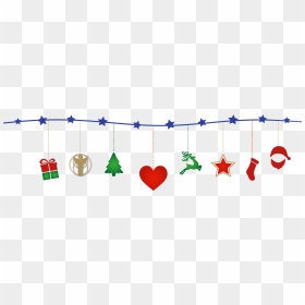 Merry Christmas Lights Png, Transparent Png - holiday garland png