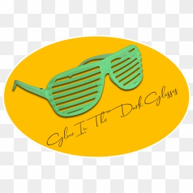 Glow In The Dark Retro Shutter Shades - Goggles, HD Png Download - shutter shades png