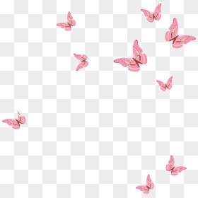 Pink Butterfly, Clip Art, Stickers, Animals, Pink Garden, - Transparent Pink Butterfly Png, Png Download - pink butterfly png