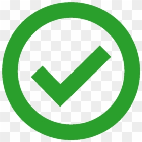 Icon Logo Visto Verde Green Seta - Green Check In Circle, HD Png Download - seta png