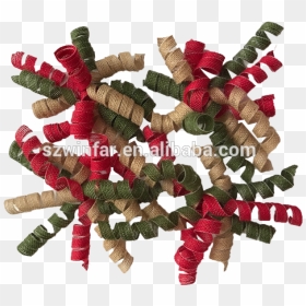 Multicolor Jute Gift Bow - Christmas Tree, HD Png Download - gift bow png