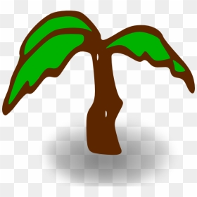 Palm Tree Clip Art, HD Png Download - cartoon palm tree png