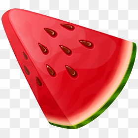 Watermelon Piece Decorative Png Clip Art, Transparent Png - watermelon slice png