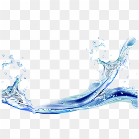 Fish Air Water Pump Aquarium Bottle Splashes Clipart - Background Mentahan Poster, HD Png Download - water splashes png
