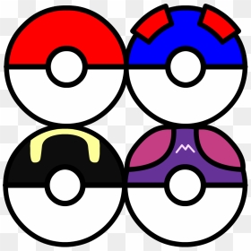 Pokéballs Of The 1st Gen - Gen 1 Poke Balls, HD Png Download - pokeballs png