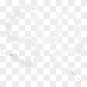 Ivory Wool Felt Garland 1 - Necklace, HD Png Download - holiday garland png