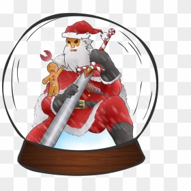 Transparent Cartoon Sword Png - Santa Claus, Png Download - cartoon sword png