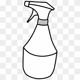 Squirt Bottle Clip Arts - Windex Bottle Clear Cartoon, HD Png Download - spray bottle png