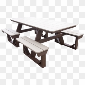 Split Bench Picnic Table, HD Png Download - picnic table png