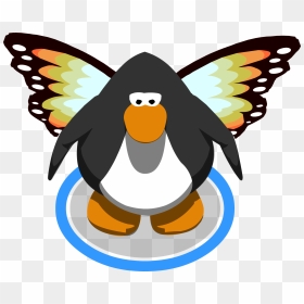 Club Penguin Rewritten Wiki - Club Penguin In Game Character, HD Png Download - butterfly wings png