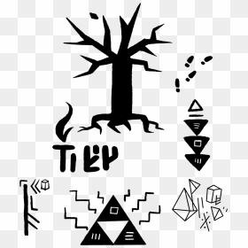 Spellbook 10 Silhouette - Graphic Design, HD Png Download - seapunk png
