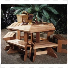 Picnic Bench Tickles Joinery - Picnic Table Plans, HD Png Download - picnic table png