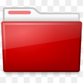 Red Ubuntu Folder - Folder Icon Red Free, HD Png Download - manila folder png