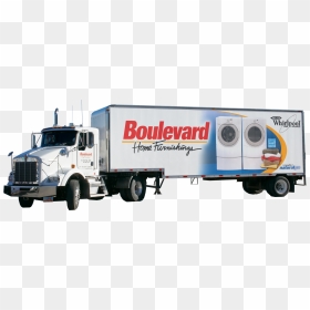 Transparent Free Shipping Truck Png - Boulevard Home Furnishings, Png Download - delivery truck png