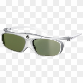 Png Acer E4w Dlp 3d Shutter Glasses White - Sunglasses, Transparent Png - shutter shades png