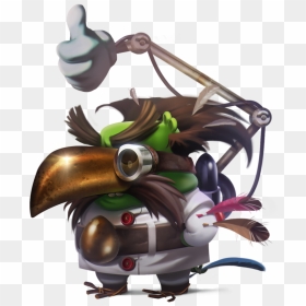 Angry Birds Wiki - Angry Bird Evolution Master Strangebird, HD Png Download - angry eyebrows png