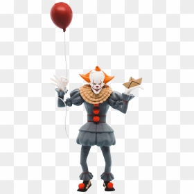 It Clown Toy Figure - Balloon, HD Png Download - clown face png