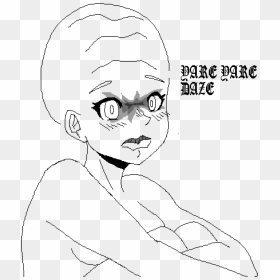Line Art, HD Png Download - dio face png
