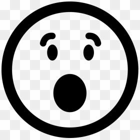 Surprised Emoticon Square Face With Open Eyes And Mouth - Surprised Icon Png, Transparent Png - surprised png