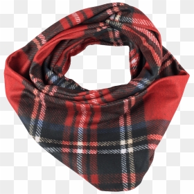 Transparent Scarf , Png Download - Tartan Fleece Scarf, Png Download - red scarf png