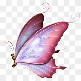 Фото, Автор Ya - Painting, HD Png Download - pink butterfly png