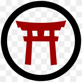 Japanese Gate Symbol - Shinto Symbol Png, Transparent Png - rising sun png