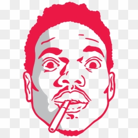 Chance The Rapper Line Art, HD Png Download - chance the rapper png