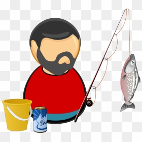 Fisherman Clip Art Png, Transparent Png - beer bucket png