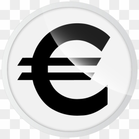 Euro Symbol Blue, HD Png Download - gold dollar sign png