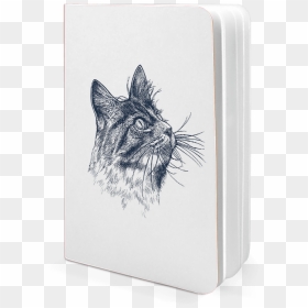 Dailyobjects Cat Eye A6 Notebook Plain Buy Online In - Sketch, HD Png Download - cat eye png