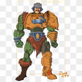 He Is A Perfect 2nd In Command To He-man - Man Of Arms Masters, HD Png Download - he man png