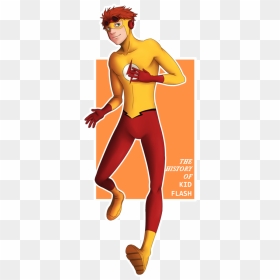 Young Justice Kid Flash Anime , Png Download - Kid Anime Flash, Transparent Png - kid flash png