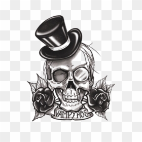Goth Tattoo Transparent Images - Gothic Skull Tattoos Designs, HD Png Download - goth png