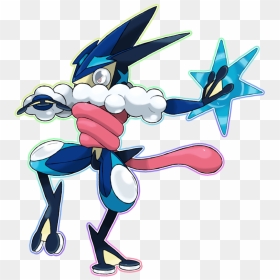 Greninja Transparent Mega Evolved - Mega Greninja, HD Png Download - greninja png