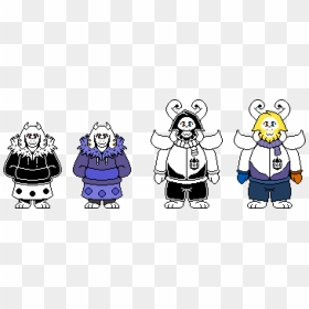 Made Some Fan Sprites Of Mismatch Toriel And Asgore - Cartoon, HD Png Download - toriel png