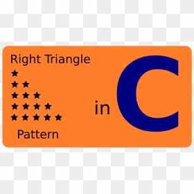 How To Write The Right Angle Triangle Pattern Using - Council Of Europe, HD Png Download - right triangle png