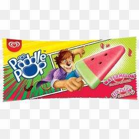 Paddle Pop Watermelon Flavour Ice Stick - Paddle Pop Watermelon Ice Cream, HD Png Download - watermelon slice png
