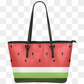 Watermelon Slice Leather Tote Bag - Handbag, HD Png Download - watermelon slice png
