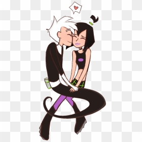 Danny Phantom Y Sam, HD Png Download - danny phantom png