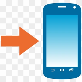 Mobile Phone With Rightward Arrow Emoji, HD Png Download - phone emoji png