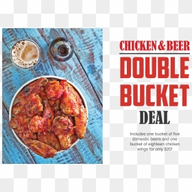 Chicken & Beer Double Bucket Deal - Baked Goods, HD Png Download - beer bucket png